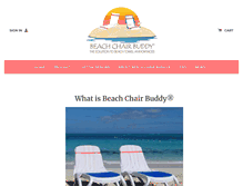 Tablet Screenshot of beachchairbuddy.com
